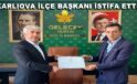 Gelecek partisinden istifa