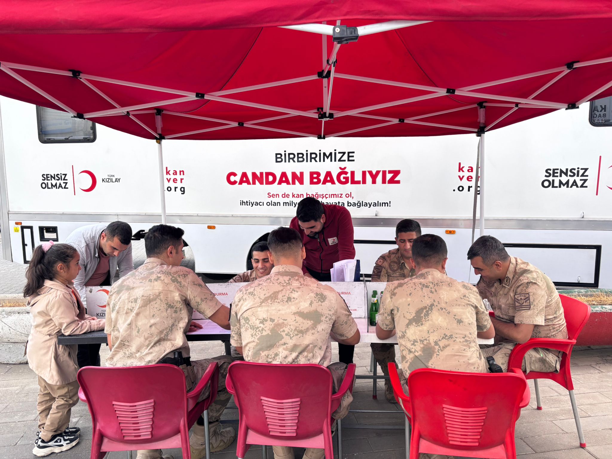 Jandarma’dan kan bağışına destek