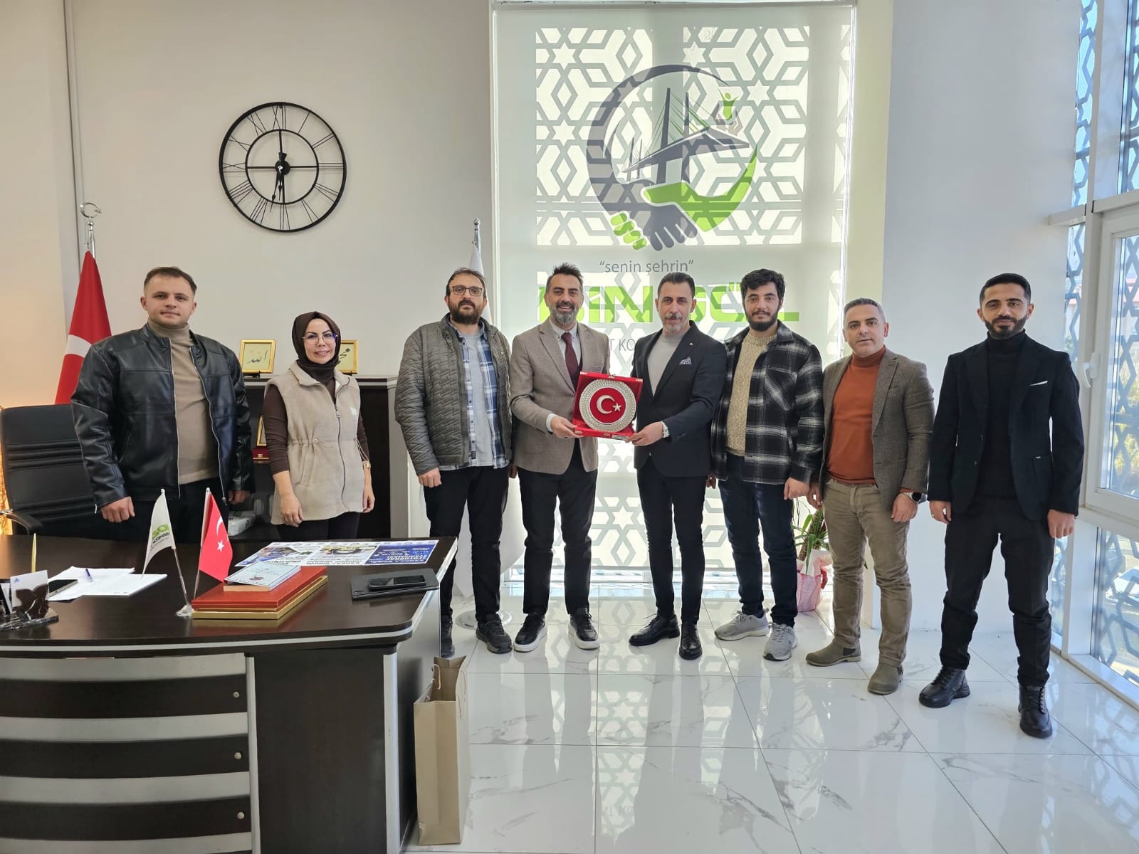 Genç Girişimciler Başkanı Mehmet Temiz’den Kent Konseyi Başkanı Yunus Kuyuldar’a ziyaret