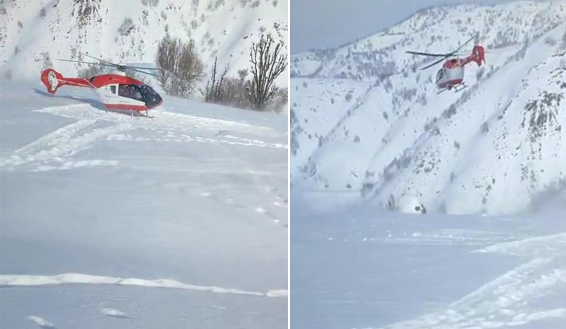 Hasta Gencin İmdadına Helikopter Ambulansla Yetiştiler