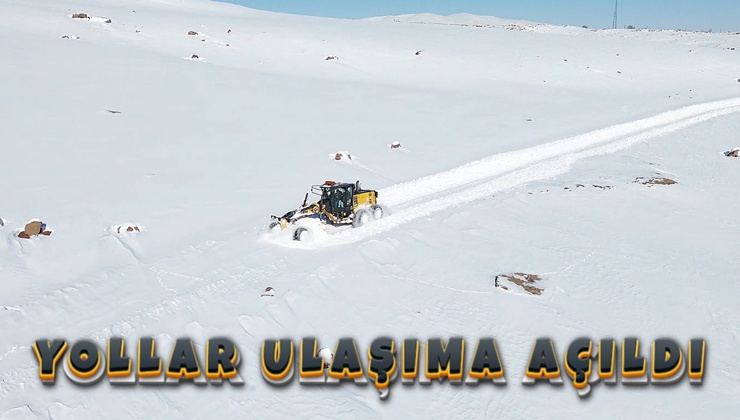 Karlıova’da kapanan yolların tamamı açıldı