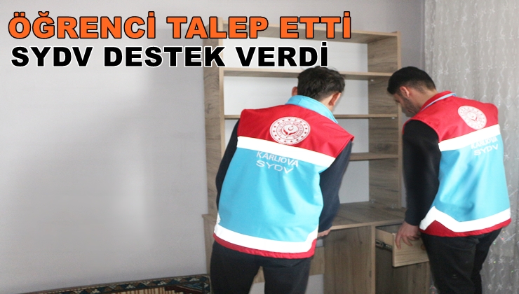 SYDV’den Öğrenciye Destek