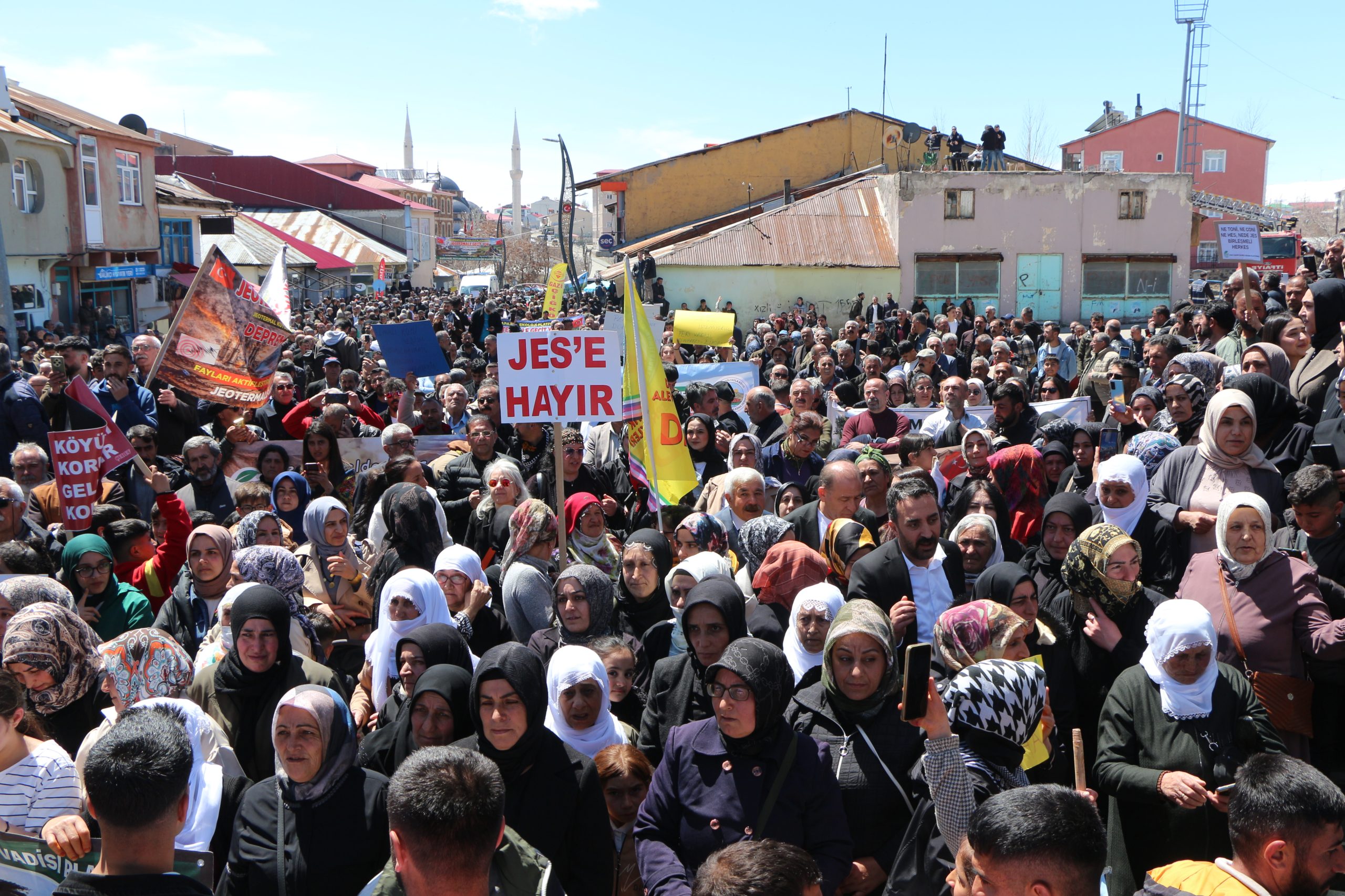 Karlıova’da JES’e Karşı Miting