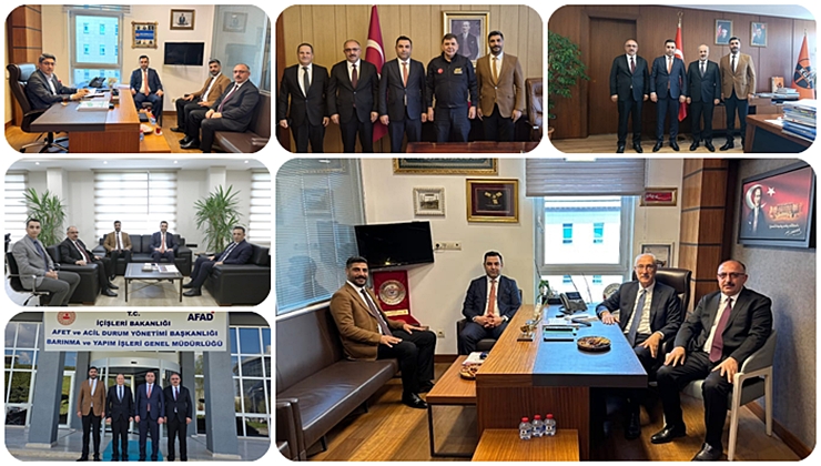 Karlıova Kaymakamı Ankara’da temaslarda bulundu