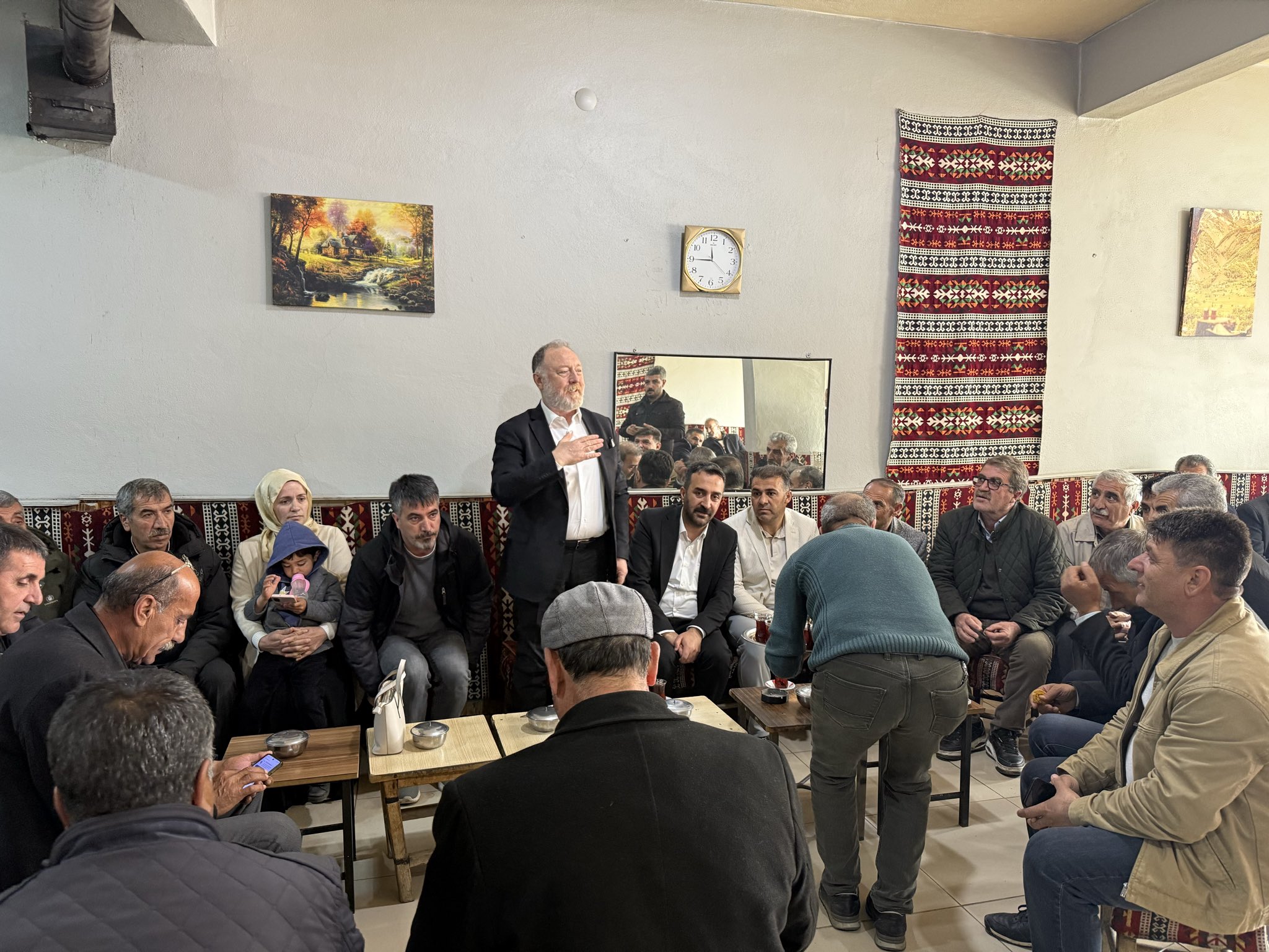 DEM Parti Grup Başkanvekili Sezai Temelli, Karlıova Ziyareti