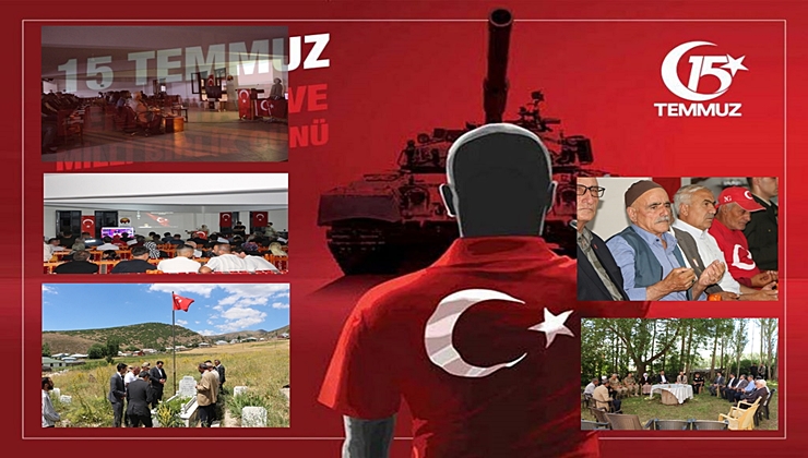 Karlıova’da 15 Temmuz Demokrasi ve Milli Birlik Günü etkinlikleri