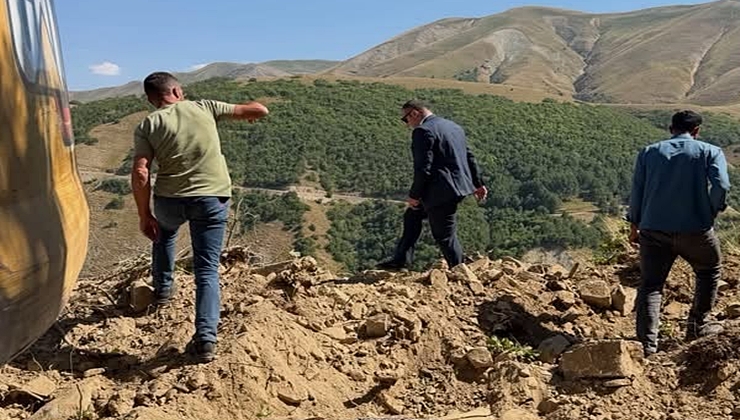 Yedisu Kaymakamı Özbek, Çalışmaları Yerinde İnceledi