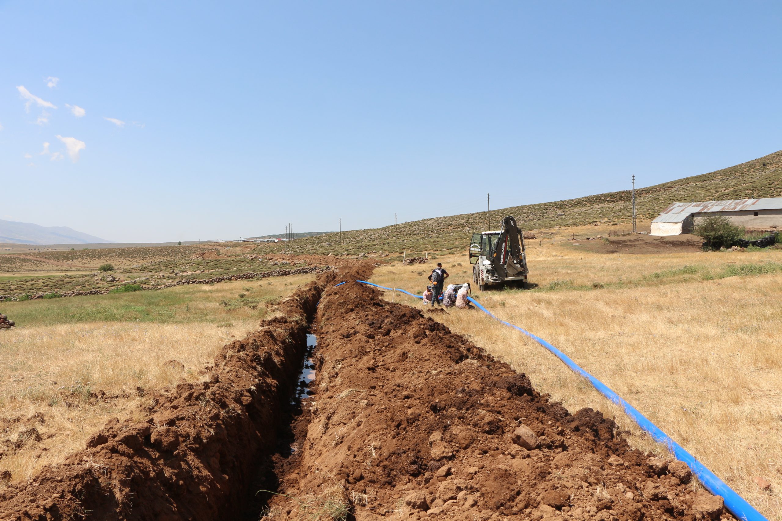 Karlıova Toklular ve Taşlıçay  Köyüne İçmesuyu Hattı