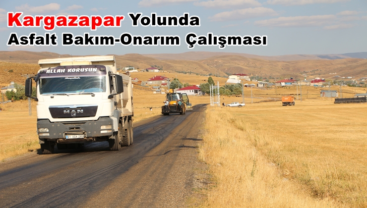 Köy yollarında onarım çalışmaları